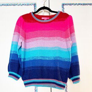 Lilly Pulitzer Ombre Sunset stripe sweater